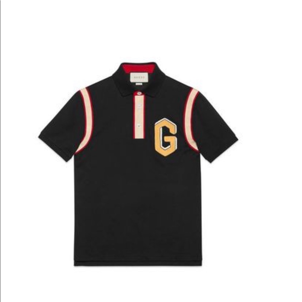 Gucci Cotton Polo with G Patch